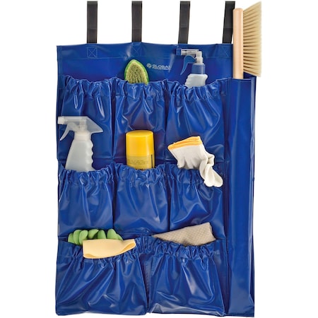 Global Industrial 9 Pocket Utility Bag for Tilt Trucks 19in W x 27in H 251582